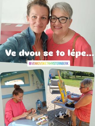 Ve dvou se to lépe táhne... Svatá pravda, někdy klišé, ale VŽDY JEN a JEN NAŠE VOLBA!!! Mám radost, že jsem svojí mamce...